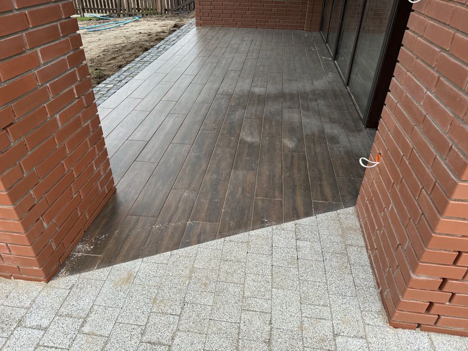 układanie kostki brukowej Usługi koparko ładowarką, utwardzanie wjazdu