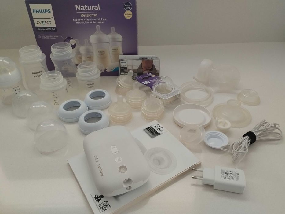 Bomba tira Leite + Biberões anticólicas Natural Response