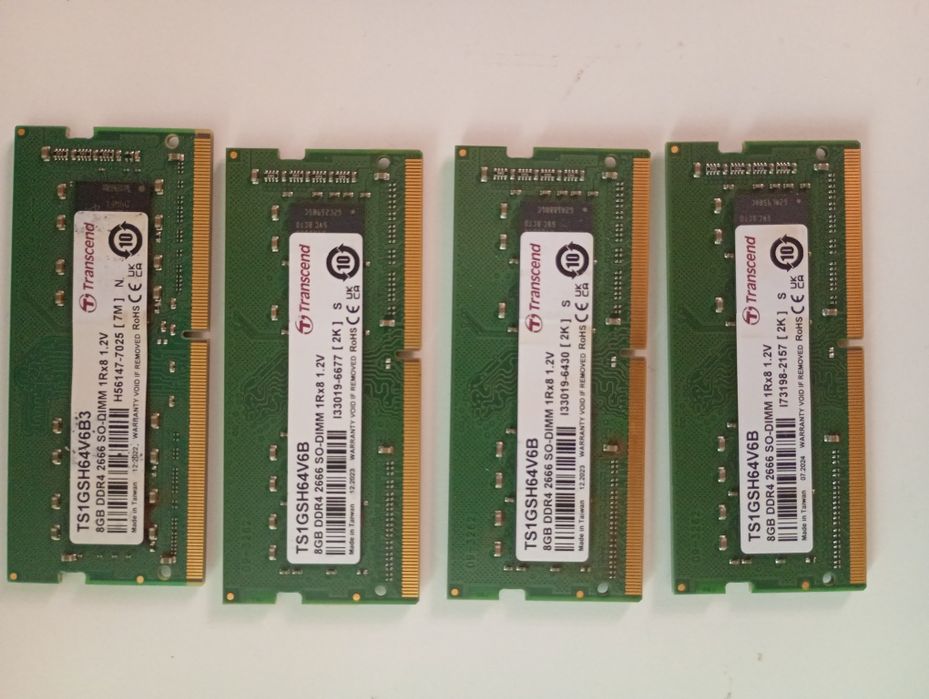 Ram do laptopa DDR4 so-dimm 4x8gb