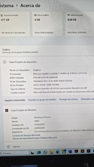 Asus vivobook pro 15 OLED 2021