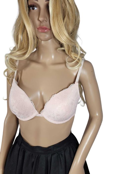 Nowy jasno różowy stanik biustonosz 80C push up Secret Possessions