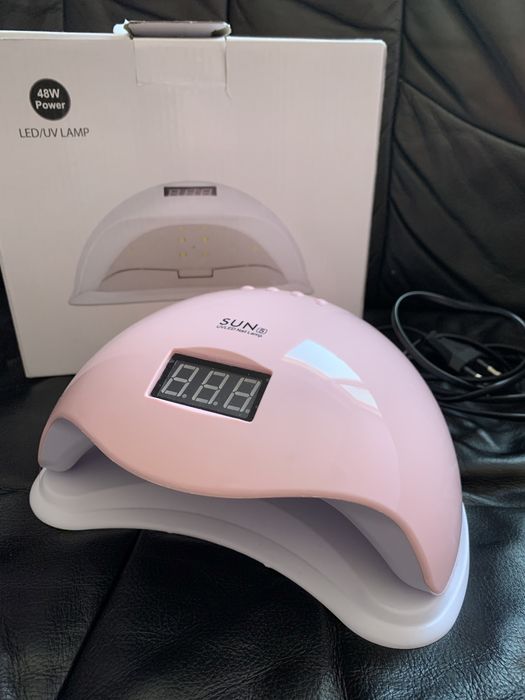 Лед лампа Sun, рожевого кольору