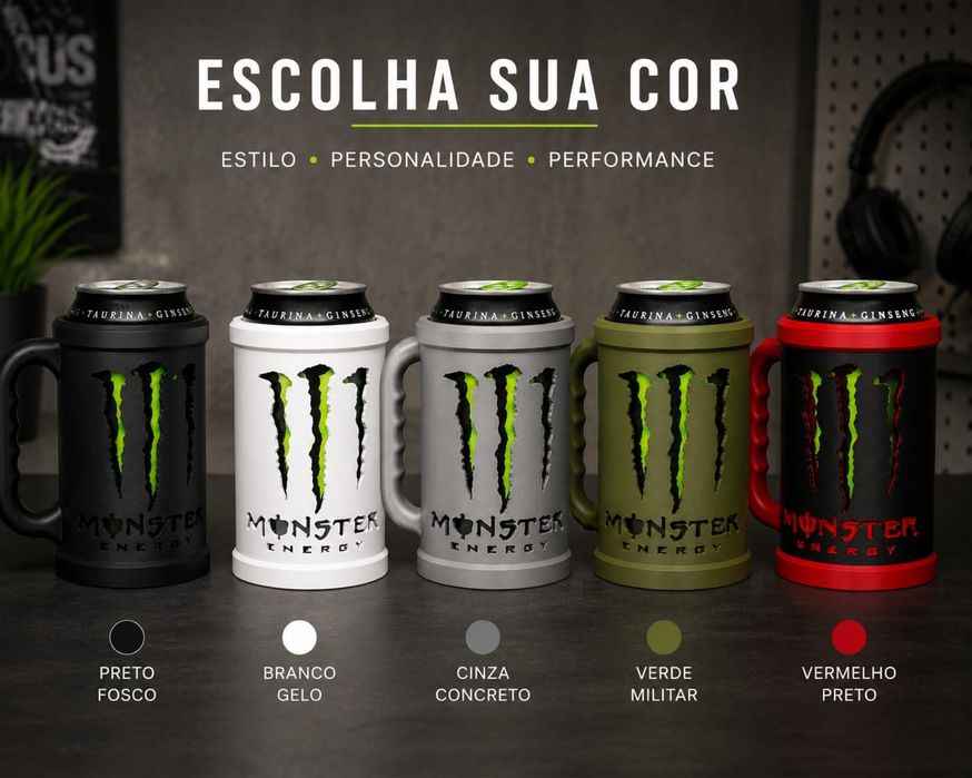 Caneca monster viralizado