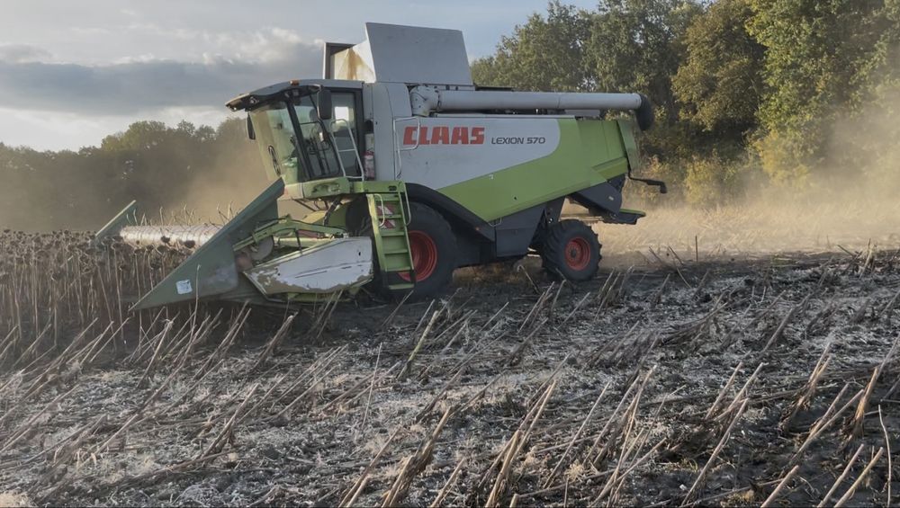 Комбайн Lexion 570 + жатка С750