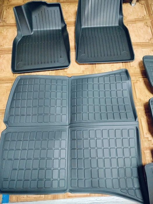 Повний комплект 3D килимків для Tesla Model Y (5місць)