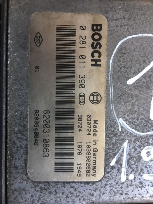 Renault 1.9 1.5 scenic 2 megane блок ЕБУ управління двигуном комфорту