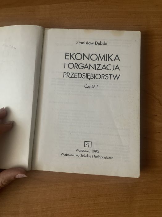 Ekonomika i organizacja przedsiebiorstw stanislaw debski wsip