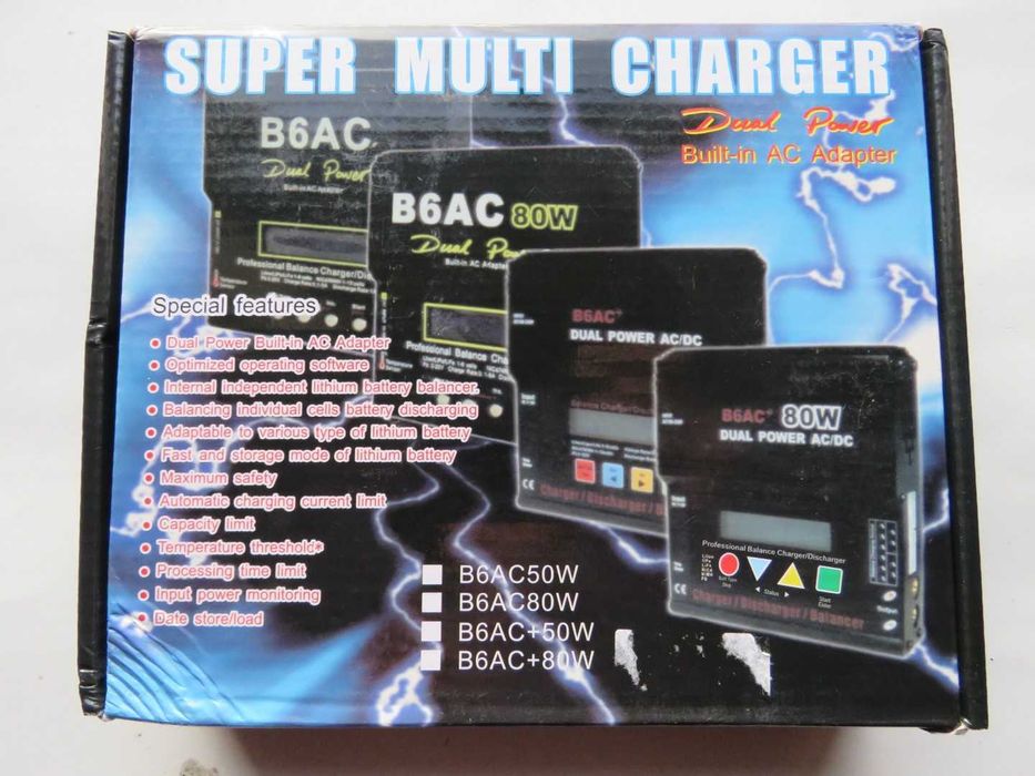 Super Multi Smart Charger B6AC 80W; Dual Power64740677360897121