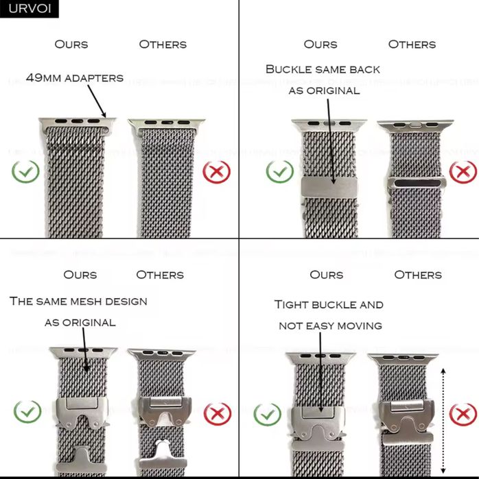 Ремінець URVOI для Apple Watch Ultra, Ultra 2