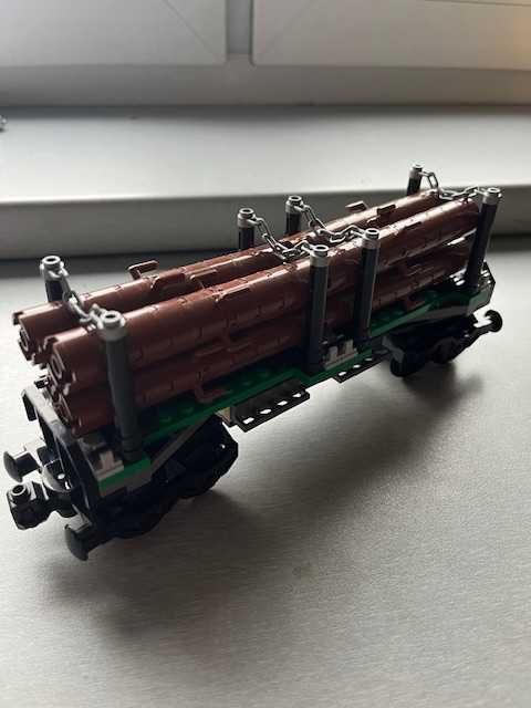 Lego City Pociąg Train Wagon z drzewem MOC