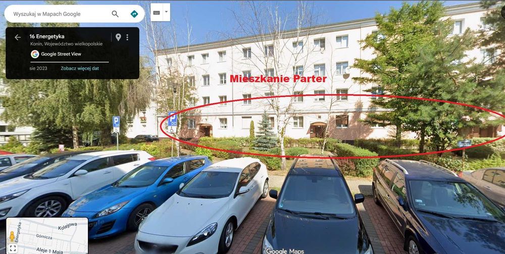 Sprzedam Mieszkanie Parter 64m2 3 pokoje rozkładowe CENTRUM KONIN