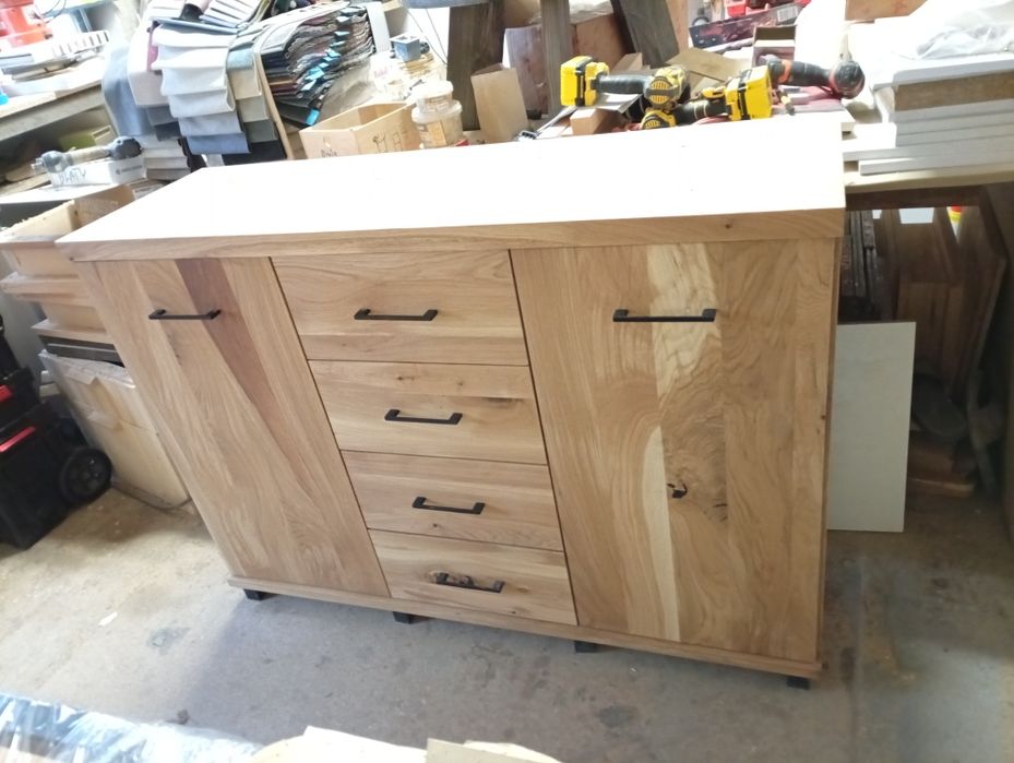 Komoda dębowa. Dąb belkowy/ loft