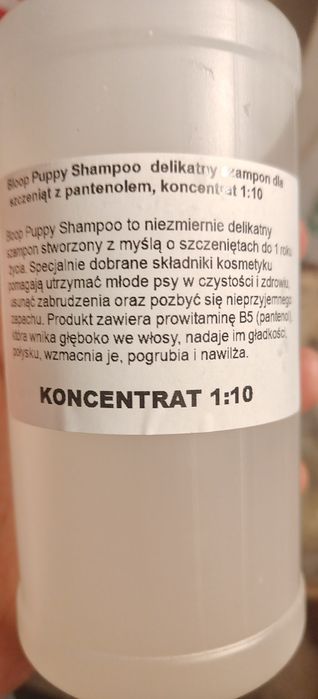 Bloop puppy shampoo