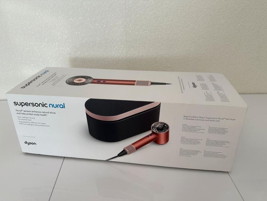 Dyson HD16 supersonic nural Strawberry оригінал Фен для волосся + кейс