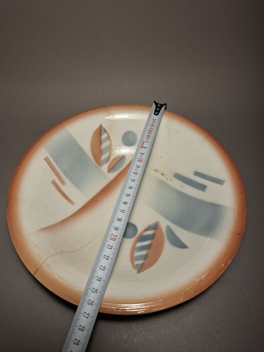 Stary talerz art deco Elsterwerda