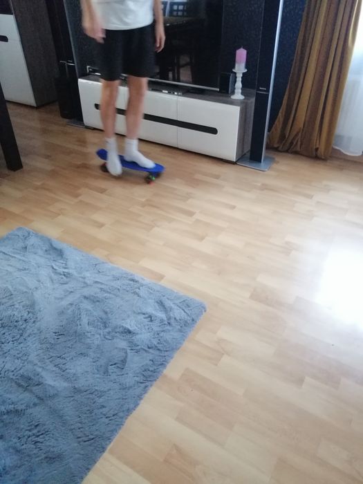 Deskorolka fiszka, świecące koła