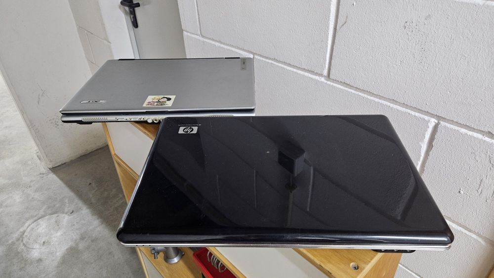 Lote 2 Portáteis para Peças / Reparação (Acer + HP) + Carregadores e Cabos