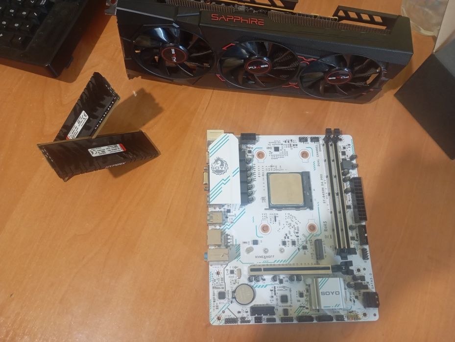 Материнська плата SOYO B450M D4 Pro (AM4, DDR4)