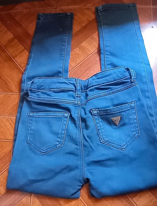 Calças Guess Los Angeles Menina Super Skinny Tamanho 7 Original