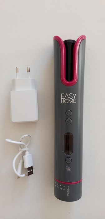 Nowa bezprzewodowa lokówka do włosów z gniazdem USB EasyHome