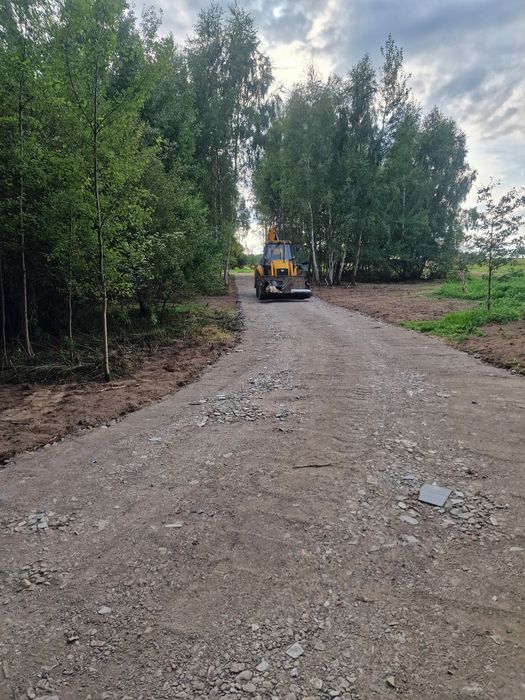 Prace ziemne, roboty ziemne, usługi koparko ładowarką, szamba, oczyszc