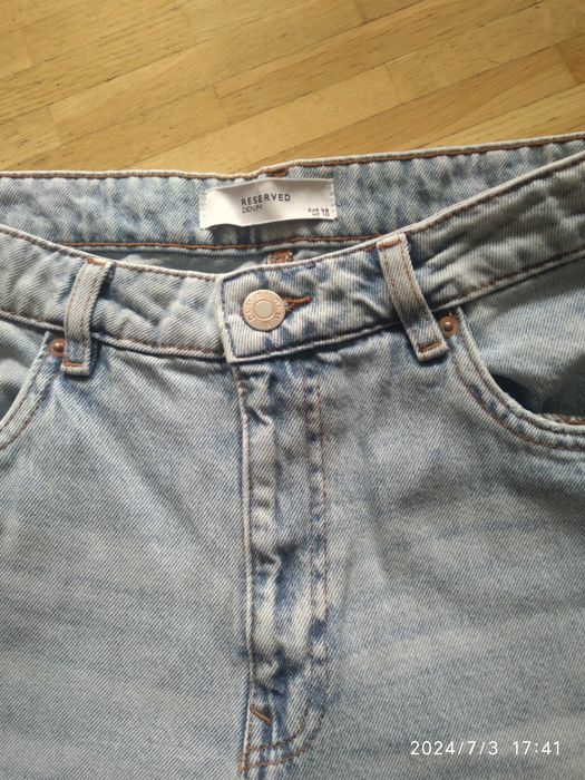 Jeansy damskie Reserved 38 mom fit