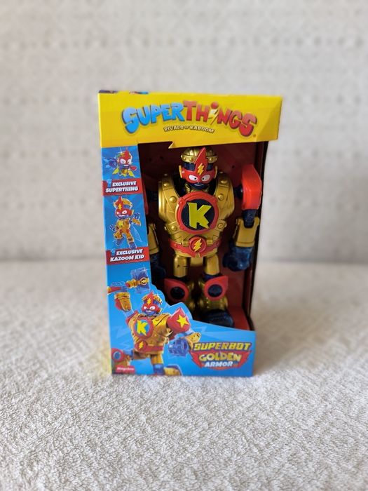 Super Things Superbot Kazoom Power - Golden Armor