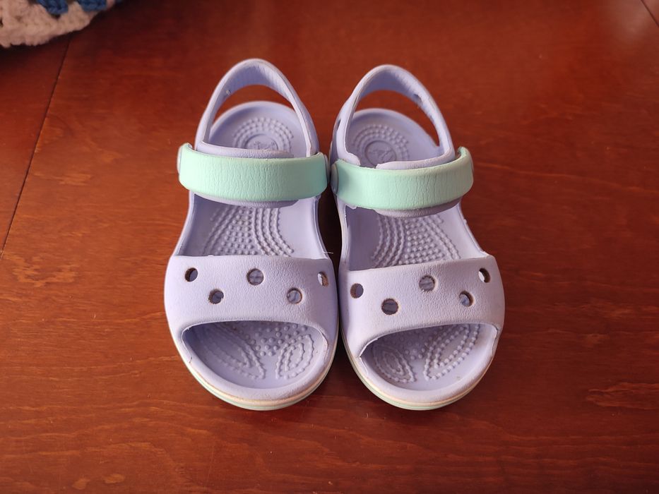 Sandały dziecięce crocs 22-23, C6 liliowe