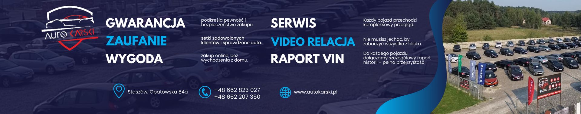 RAPORT VIN W CENIE - Oszczędzasz 100 zł na start i zyskujesz spokój ducha. top banner