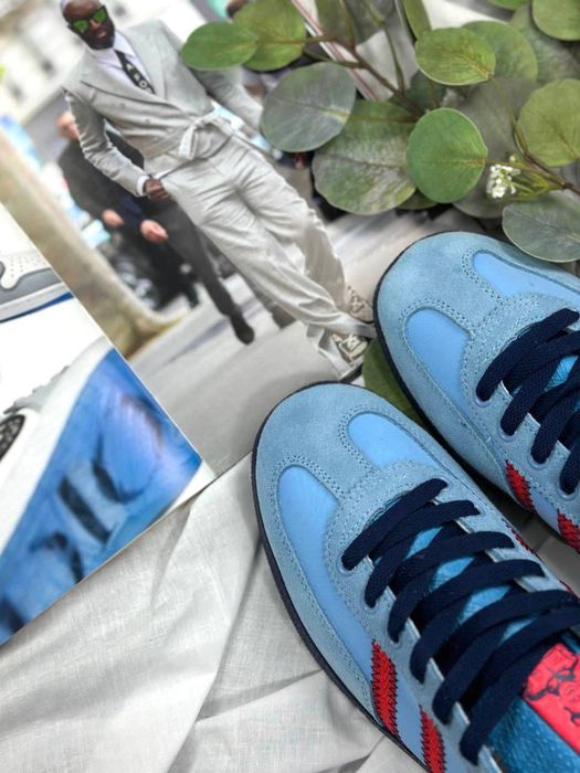 Кросівки Adidas Manchester Spezial C.P. Company Light Blue • Адідас Сп Компани Спеціал