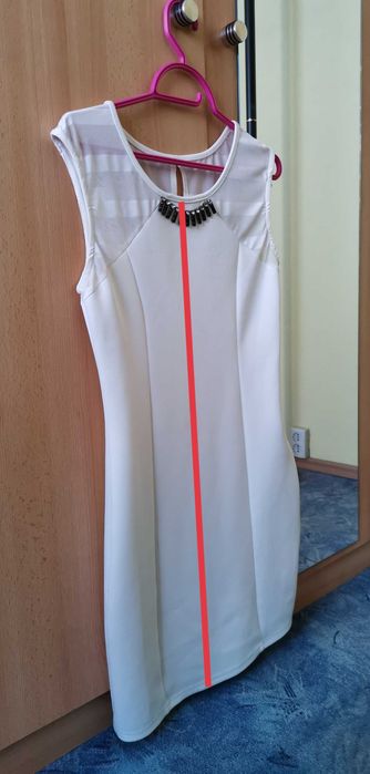 Sukienka - ładna, biała