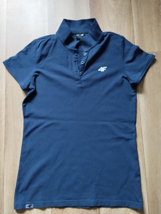4F M granatowe polo t-shirt