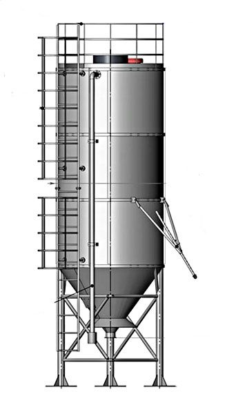 Виробництво: силос бункер для сипучих матеріалів.