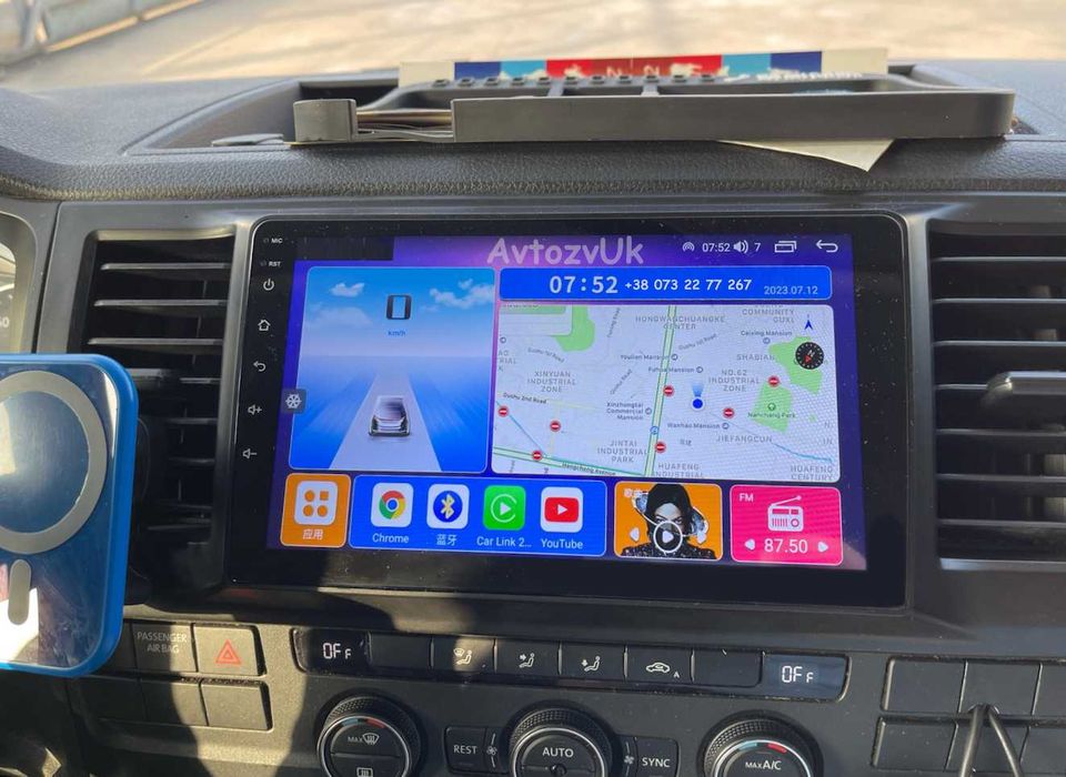 Магнитола CRAFTER Volkswagen TRANSPORTER T6 Atlas TERAMONT Android 16