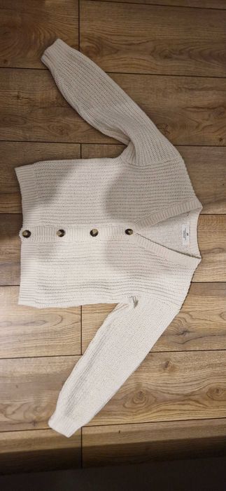 H&M Sweter beżowy 134/140