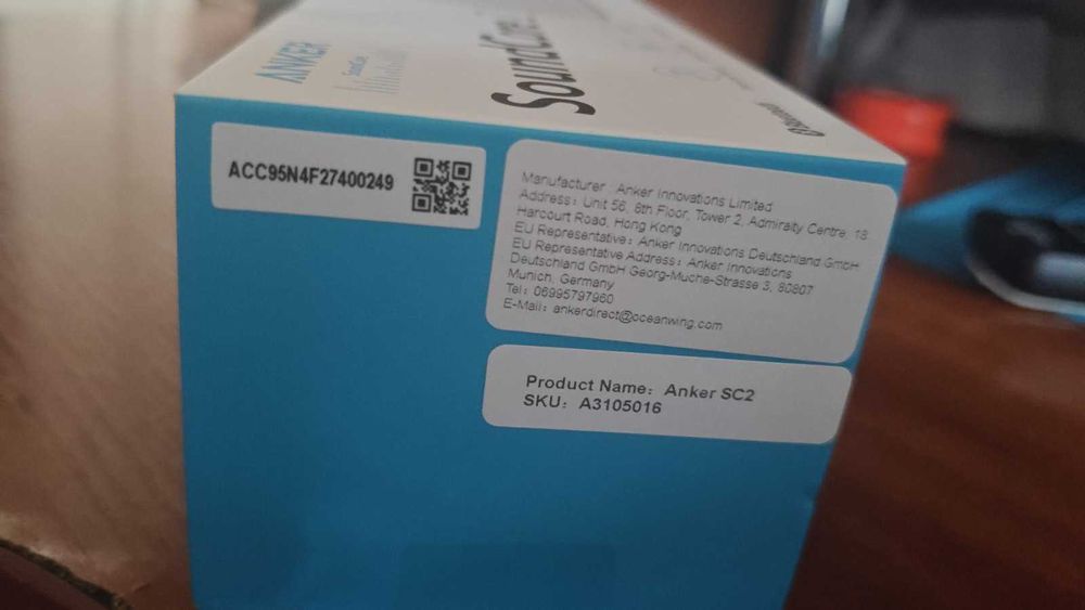 Портативна колонка Anker SoundCore 2 Black (A3105016), запечатана