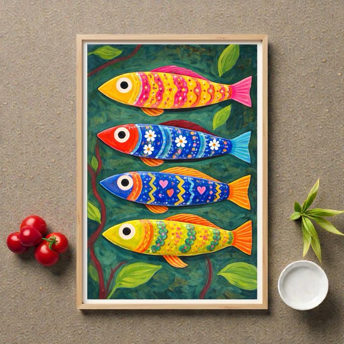Ryby Plakat obraz dekoracja