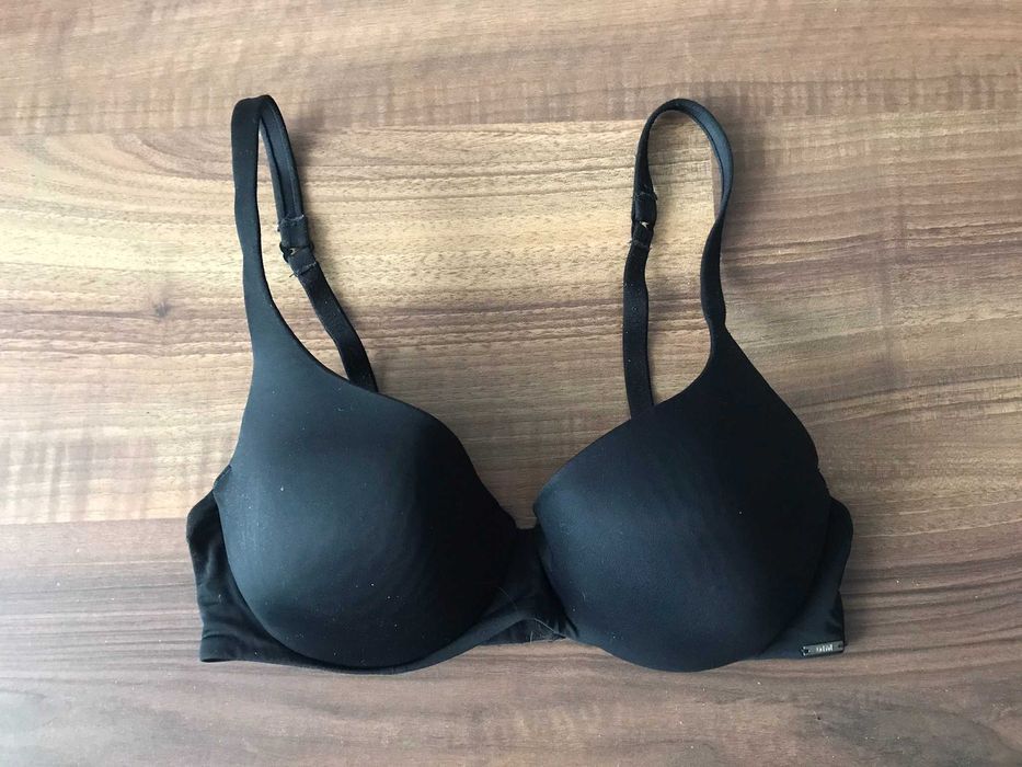 czarny stanik, biustonosz DIM r. 75 C