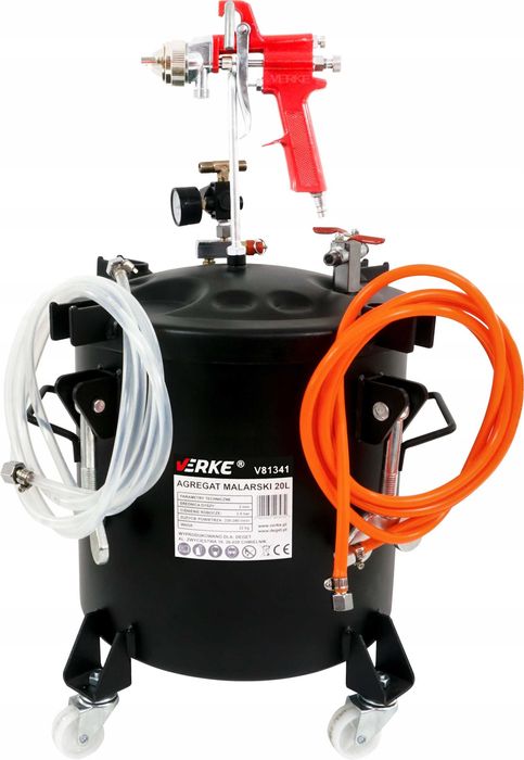 AGREGAT MALARSKI PISTOLET Lakierniczy Malowania Pneumatyczny Farby