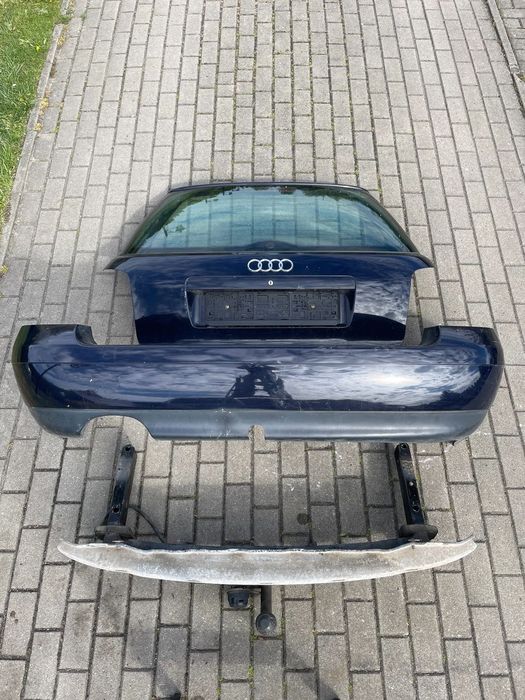 AUDI A4 B5 LIFT 99-01 LY5K ZDERZAK KLAPA HAK HOLOWNICZY KOMBI TYŁ