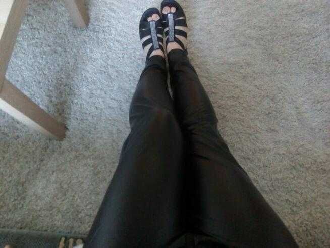 Seksi legginsy z zamkiem,XL