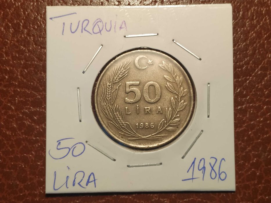 585 Turkish 50 Lira Coins from 1986