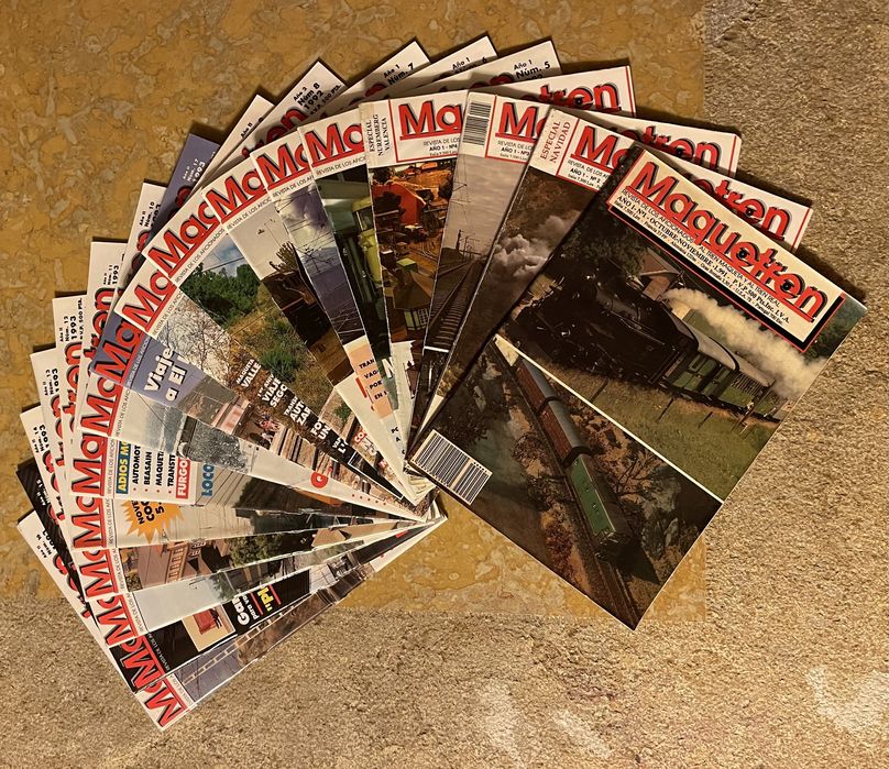 Revistas Maquetren números 1 a 17
