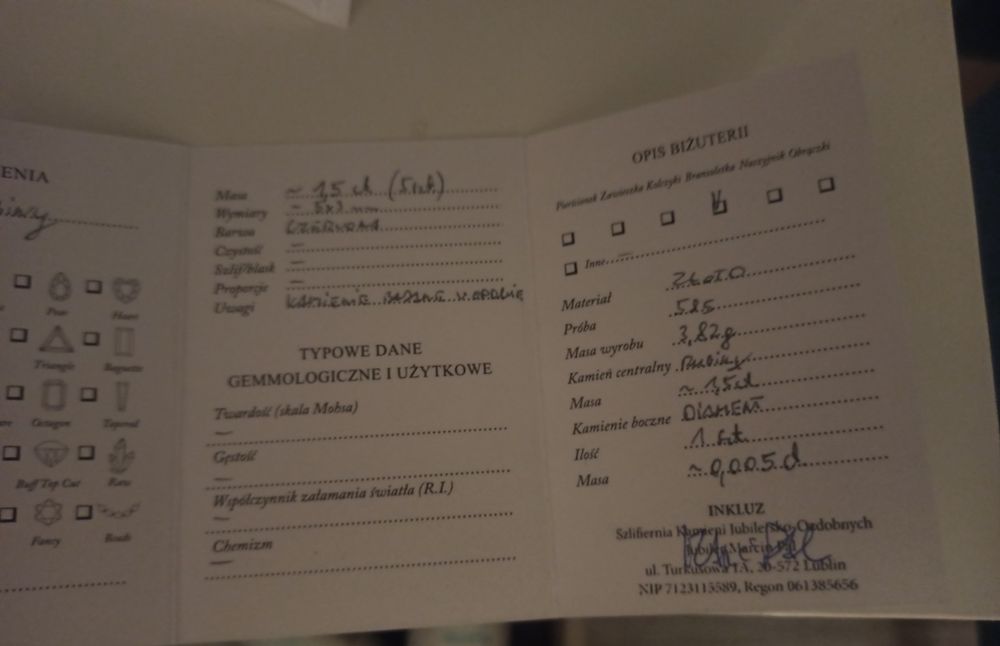 Bransoletka złota z rubinami i diamentami. Certyfikat.