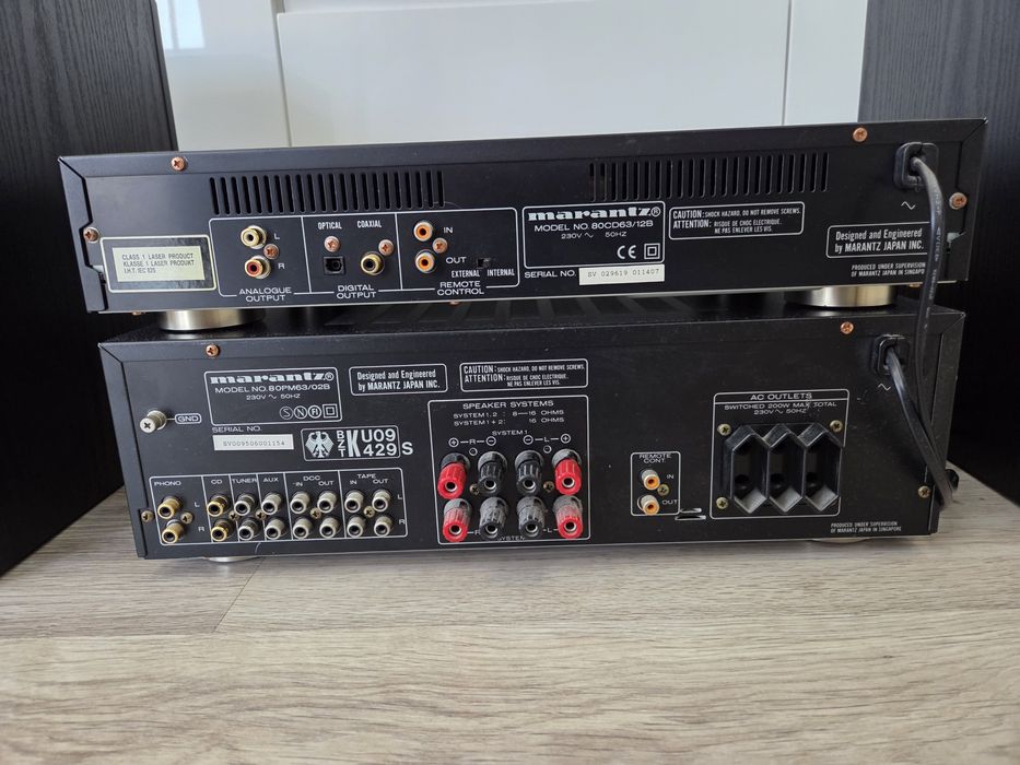 Marantz zestaw + KEF q300