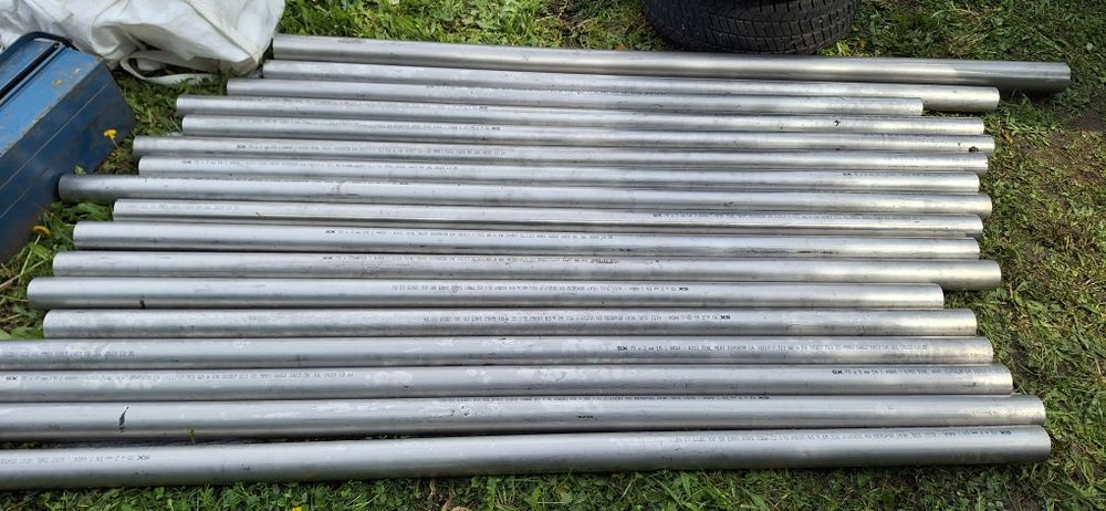 Нержавейка труба 70×2×210-190мил. Квадратна  100×50×3--200мил