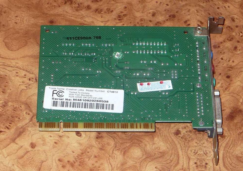 Karta dźwiękowa Creative Labs CT4810 PCI