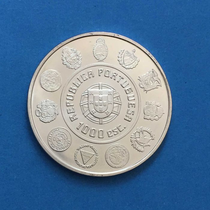 1000 Escudos 2000 O HOMEM E O SEU CAVALO, prata