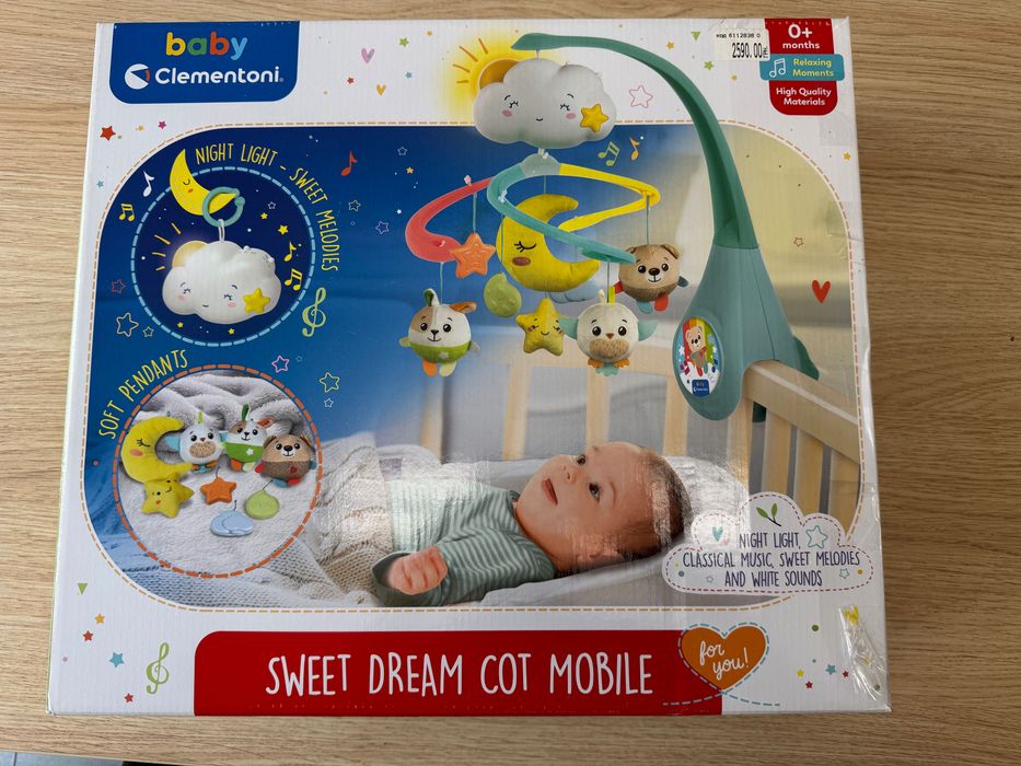 Мобіль на ліжечко музичний  Baby Clementoni Sweet Dream