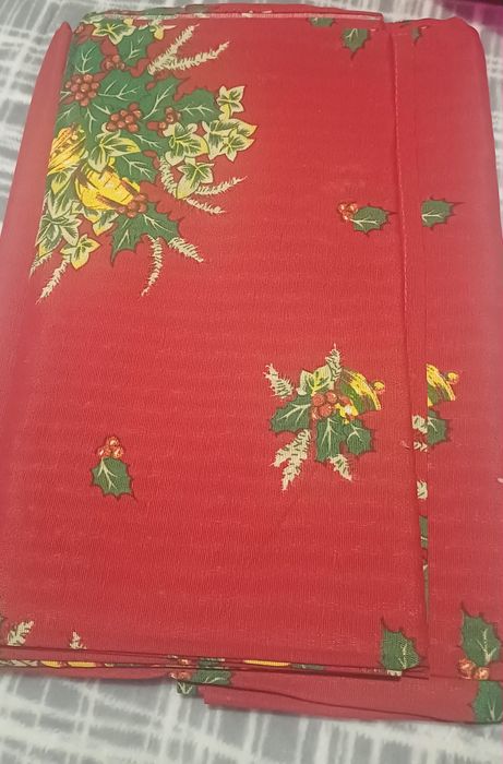 Toalha de natal em vermelho
